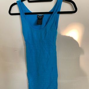 BEBE body con dress with back cut out